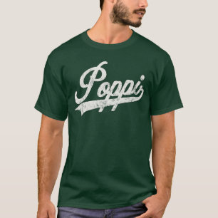 Poppi Retro-Stil für lustiges Poppi-Opa-Geschenk M T-Shirt