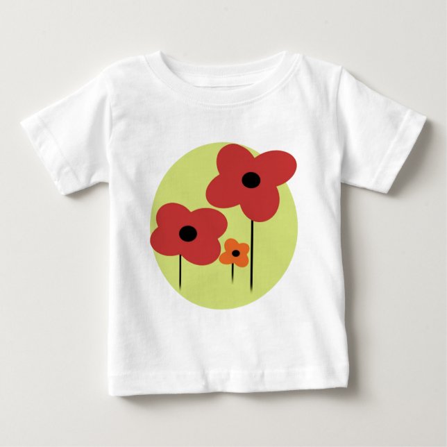 Poppies Baby T-shirt (Vorderseite)
