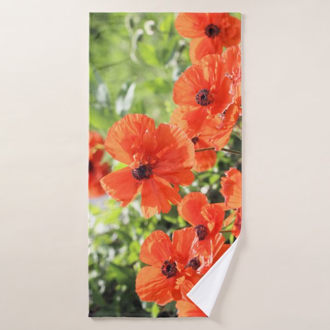 Poppies Badehandtuch (Badehandtuch)