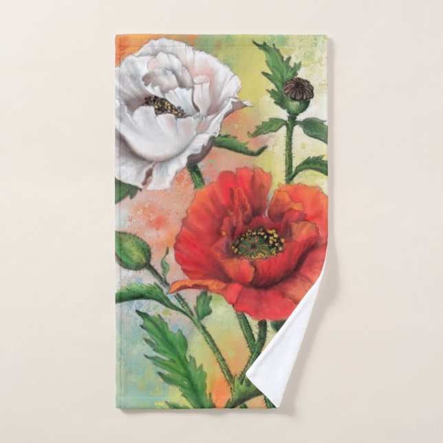 Poppies Bath Towel Set (Handtuch)
