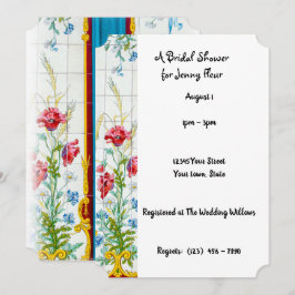 Poppies de Flore, Pavot nuptiale Invitation à la d