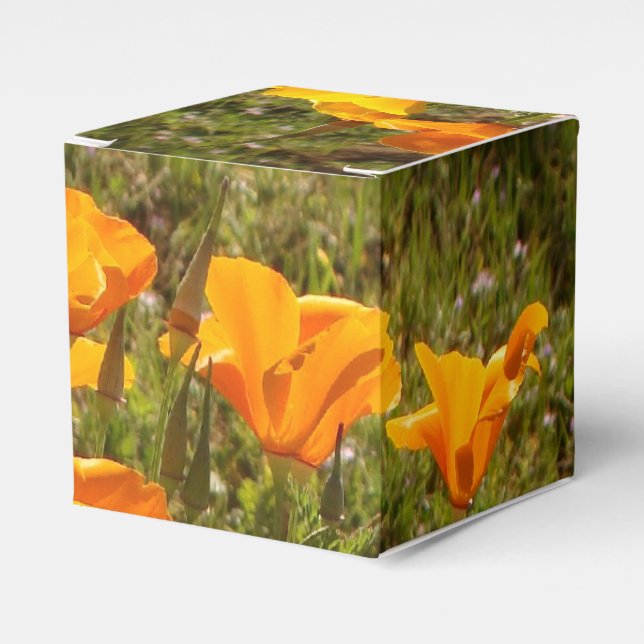 Poppies Favor Box Geschenkschachtel (Vorderseite)