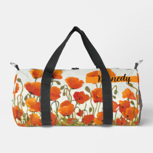 Poppies I Duffle Bag
