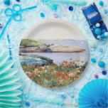 Poppies, Isles of Shoals, Pappteller<br><div class="desc">Childe Hassam's famous painting,  Poppies,  Isles of Shoals,  1891.</div>