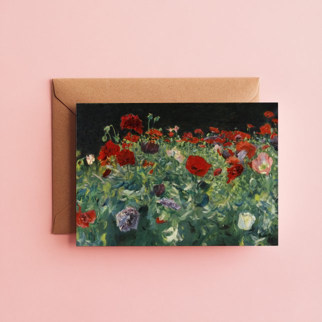 Poppies | John Singer Sargent Karte (Von Creator hochgeladen)
