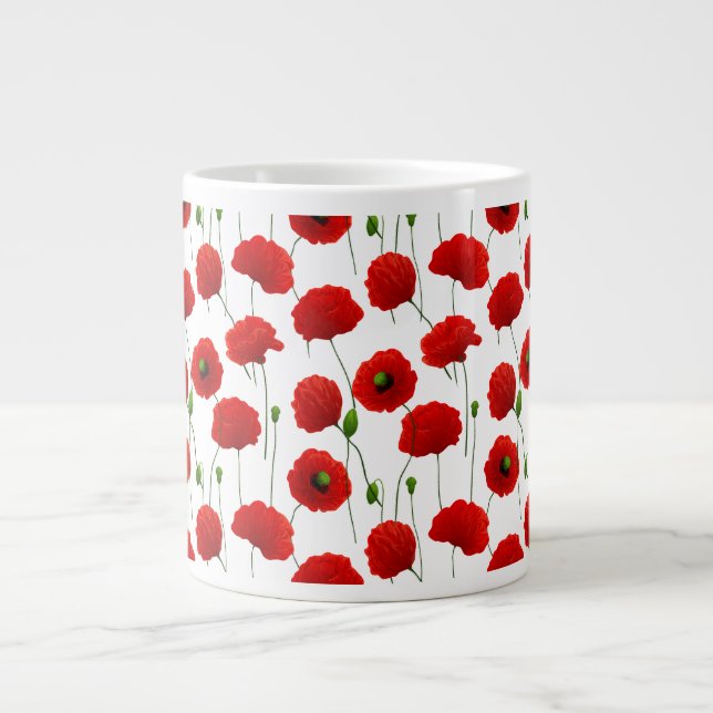 Poppies Jumbo-Tasse (Vorderseite)