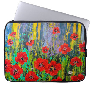 Poppies Lap Top Bag Laptopschutzhülle