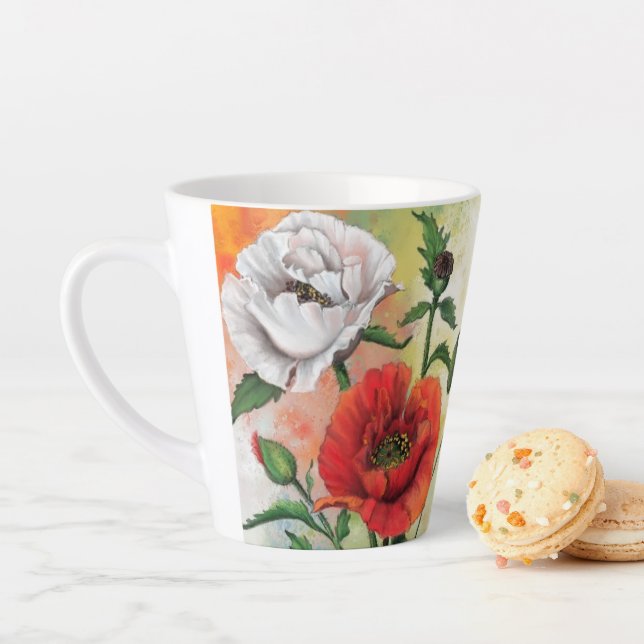 Poppies Latte Tasse (Beispiel)