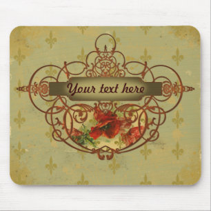 Poppies Lilie Viktorianisch Style Mousepad