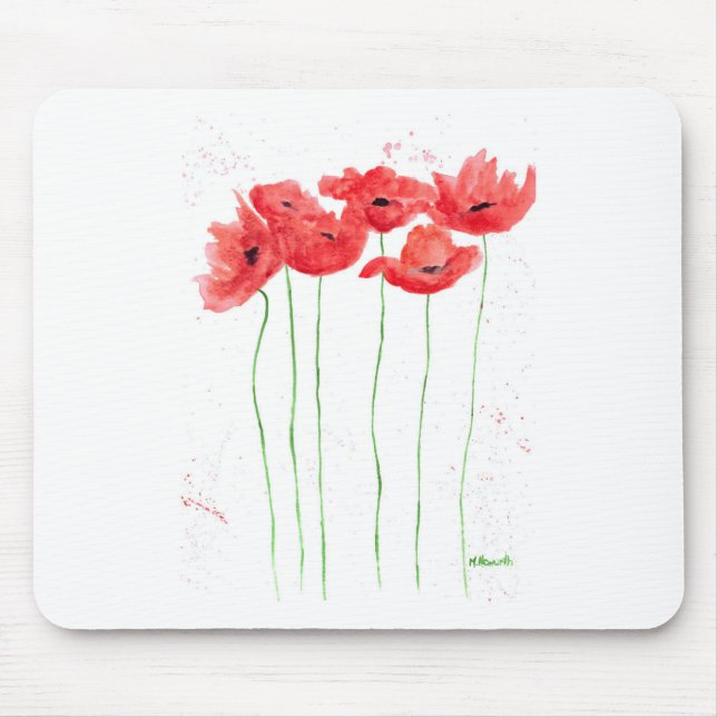 Poppies Mousepad (Vorne)