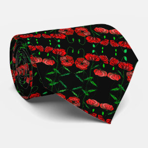 Poppies Neck Tie Krawatte
