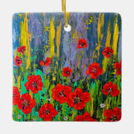 Poppies Ornament