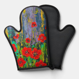 Poppies Pot Holder Ofenhandschuh