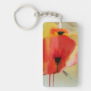 Poppies rouges Art floral moderne