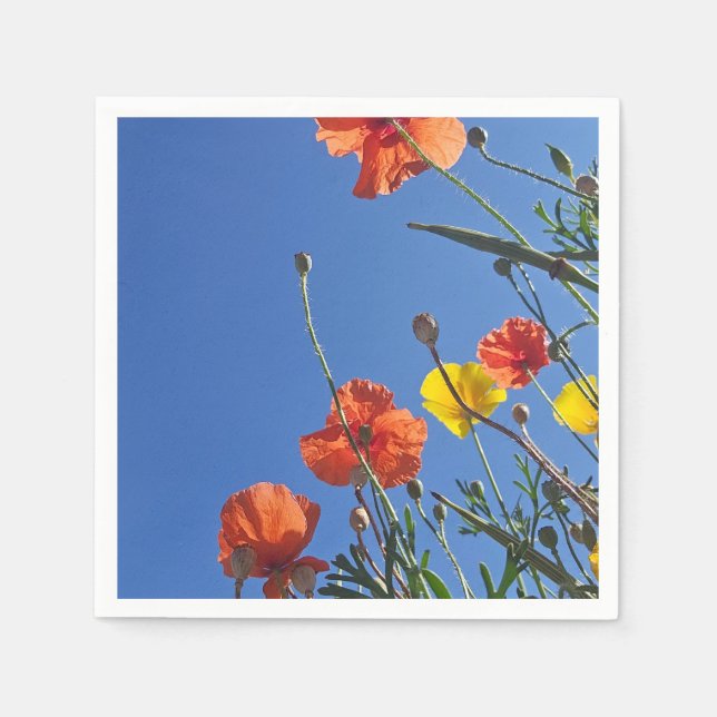 Poppies Serviette (Vorderseite)