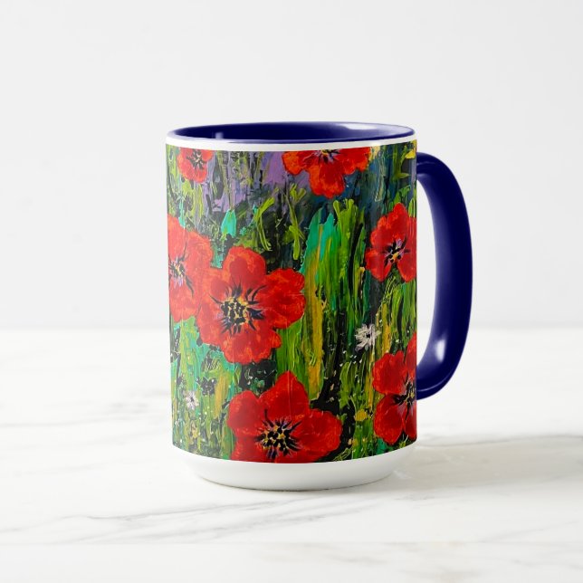 Poppies Tasse (VorderseiteRechts)