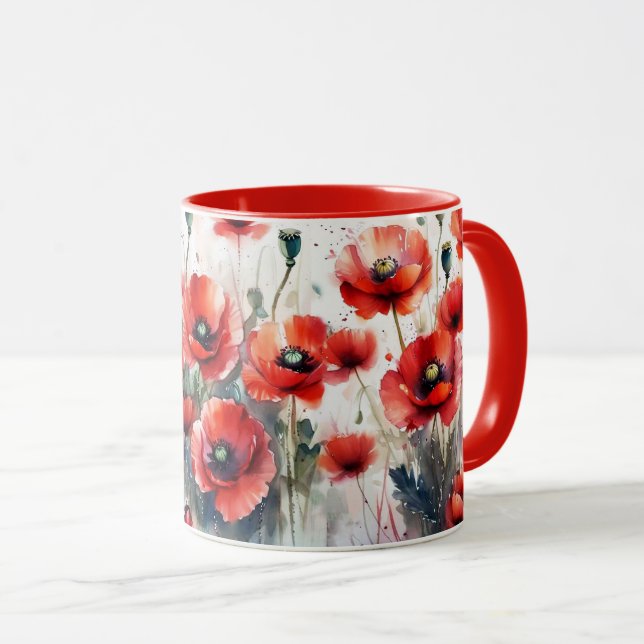 Poppies Tasse (VorderseiteRechts)