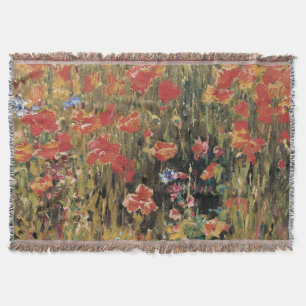 Poppies von Robert Vonnoh, Vintager Impressionismu Decke