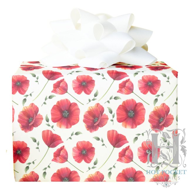 Poppies Wrapping Paper Geschenkpapier (Von Creator hochgeladen)