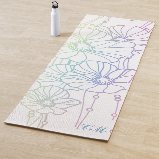 Poppies Yogamatte (Beispiel)