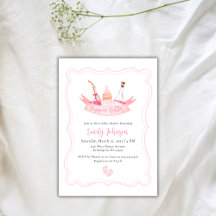 Poppin Flaschen Champagne Girl Babydusche