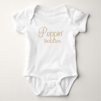 Poppin Flaschen im GoldGlitzer-Baby