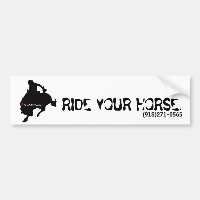 poppin frische 4, REITEN IHR PFERD., (918) Autoaufkleber (Vorne)