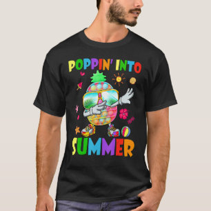 Poppin in den Sommer Pop Es Ananas Schüler Schoo T-Shirt