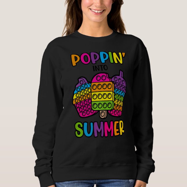 Poppin' in Summer Fidget Pop Ice Creme Sweatshirt (Vorderseite)