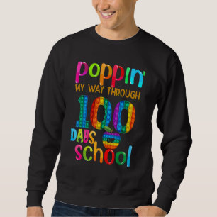 Poppin Mein Weg durch 100 Tage 100 Tage Schoo Sweatshirt