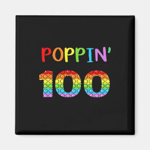 Poppin meinen Weg durch 100 Tage Schulkinder 100 t Magnet
