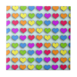 Poppin Retro Hearts Fliese