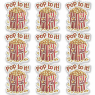 Poppin' with Style - "Pop dazu!" Aufkleber
