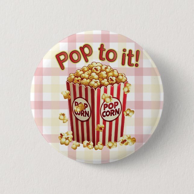 Poppin' with Style - "Pop dazu!" Button (Vorderseite)