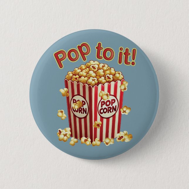 Poppin' with Style - "Pop dazu!" Button (Vorderseite)