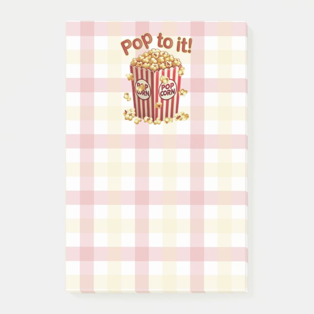 Poppin' with Style - "Pop dazu!" Post-it Klebezettel (Vorderseite)