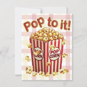 Poppin' with Style - "Pop dazu!" Postkarte