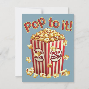 Poppin' with Style - "Pop dazu!" Postkarte
