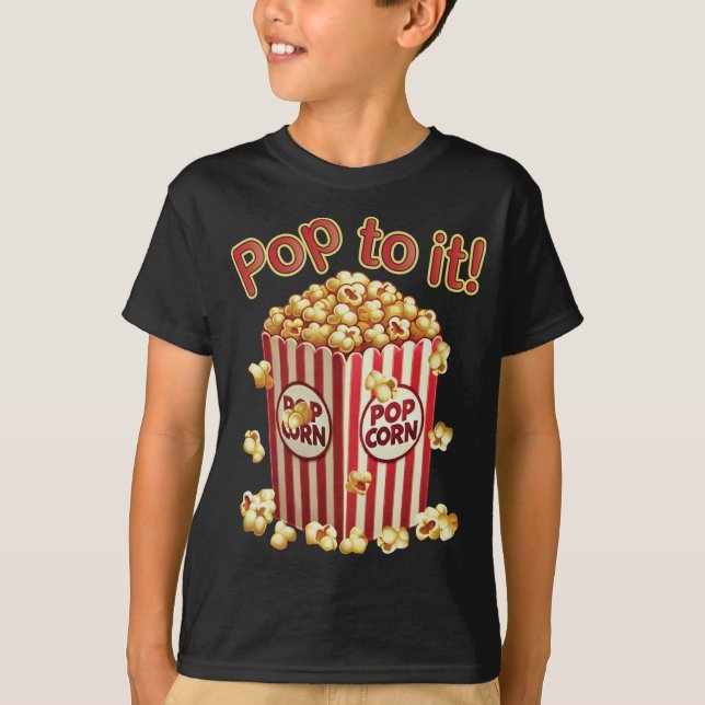 Poppin' with Style - "Pop dazu!" T-Shirt (Vorderseite)