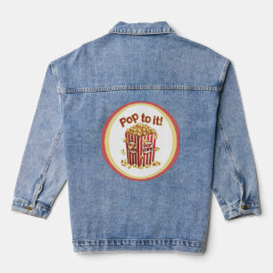 Poppin' with Style - "Pop to it!" Veste en jean