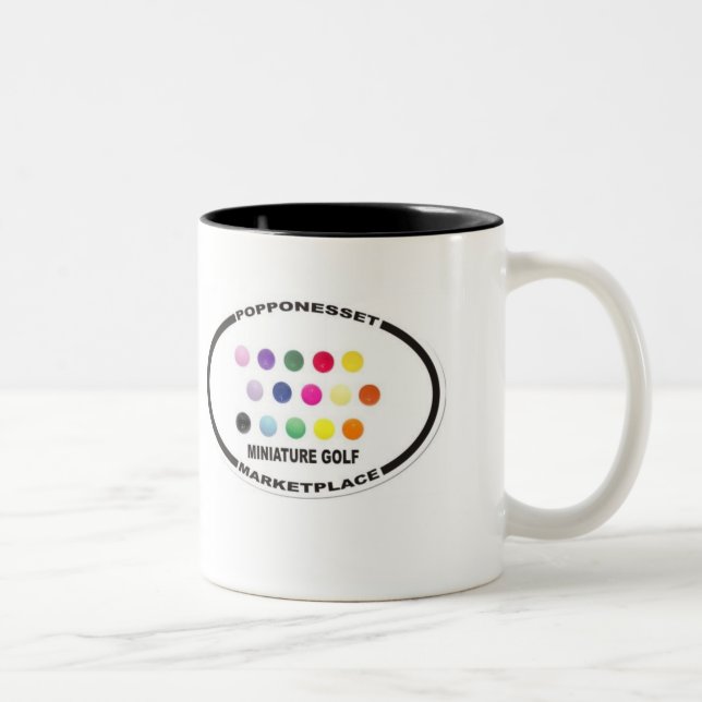 popponesset Minigolf Zweifarbige Tasse (Rechts)