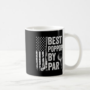 Poppop By Par Usa Flag Golf Fathers Day Golfing Gr Kaffeetasse