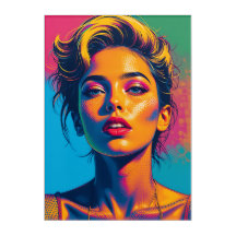 Popporträt: Bold & Vibrant Art