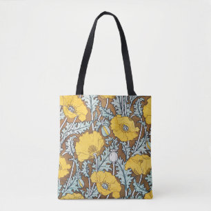 Poppy Art Illustration Blume Nouveau Tasche
