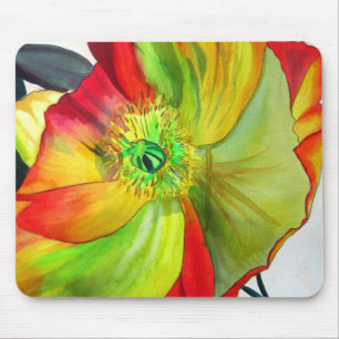 Poppy Art Makro-Mohn Mousepad