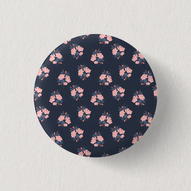 Poppy-Blume Button (Vorderseite)