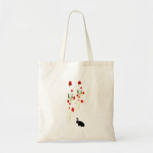 Poppy-Blume Kaninchen Tragetasche