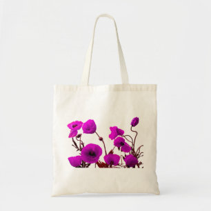 Poppy Blume Lila Blumenzwiebelgeschenk Tragetasche
