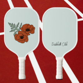 Poppy-Blume Paddel Pickleball Schläger