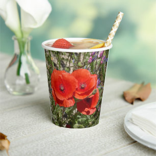 POPPY-BLUME PAPPBECHER